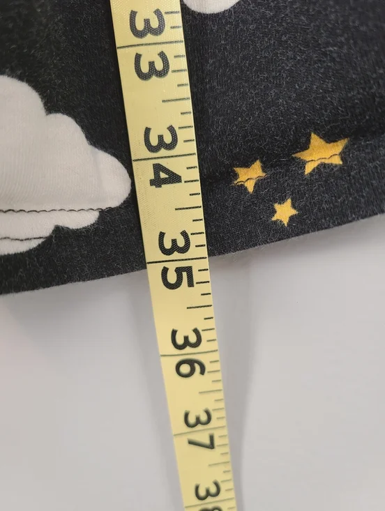 Modcloth Wishing On A Star Cat Clouds Novelty Print Babydoll Retro Cotton Dress - Picture 16 of 16